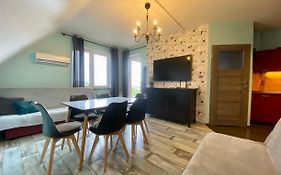 APARTAMENT FAMILIJNY KRYNICA MORSKA - 10 osób 2 poziomy 2 łazienki kuchnia